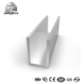 China manufacturer silver anodized aluminum 6061 t6 price channel